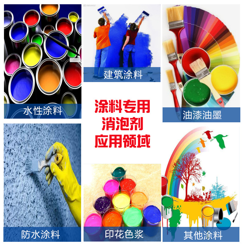 (图:水性消泡剂在涂料中运用)