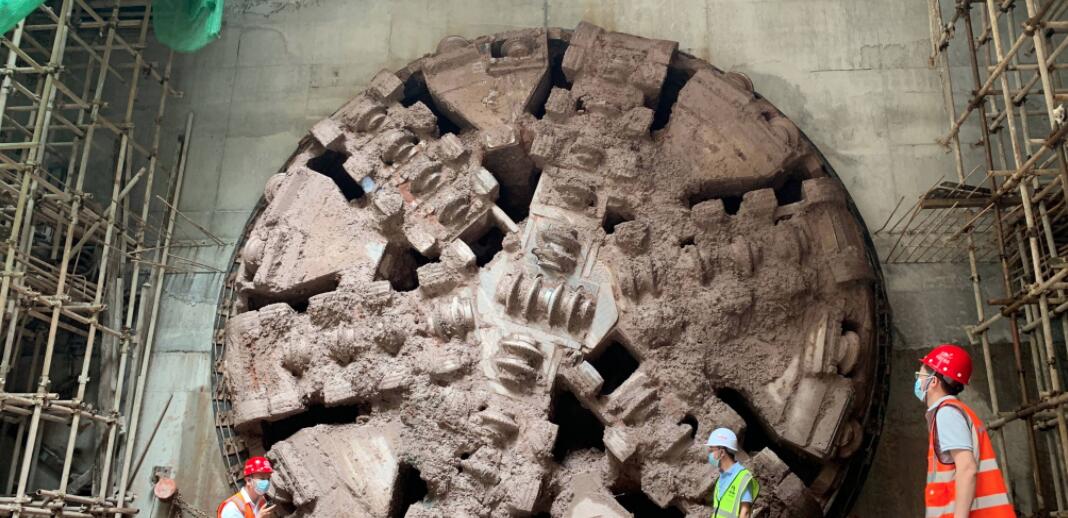 (图:南辉管廊挖掘消泡剂应用)