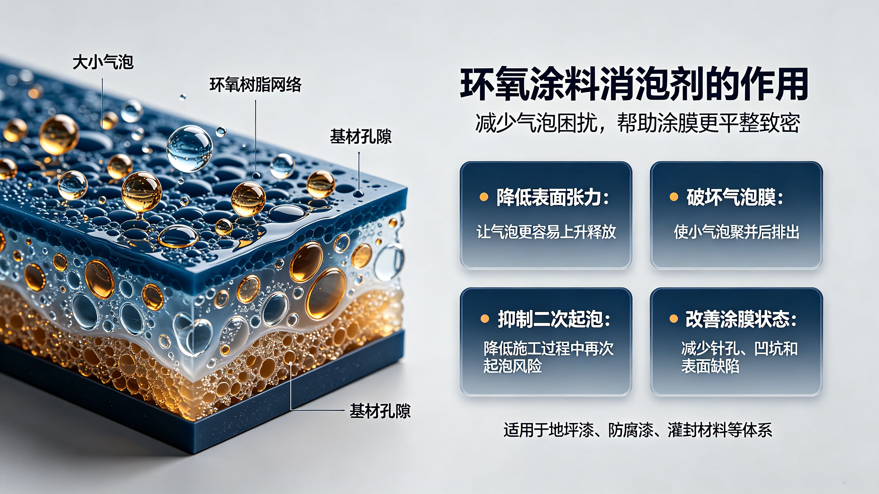 环氧涂料消泡剂的作用