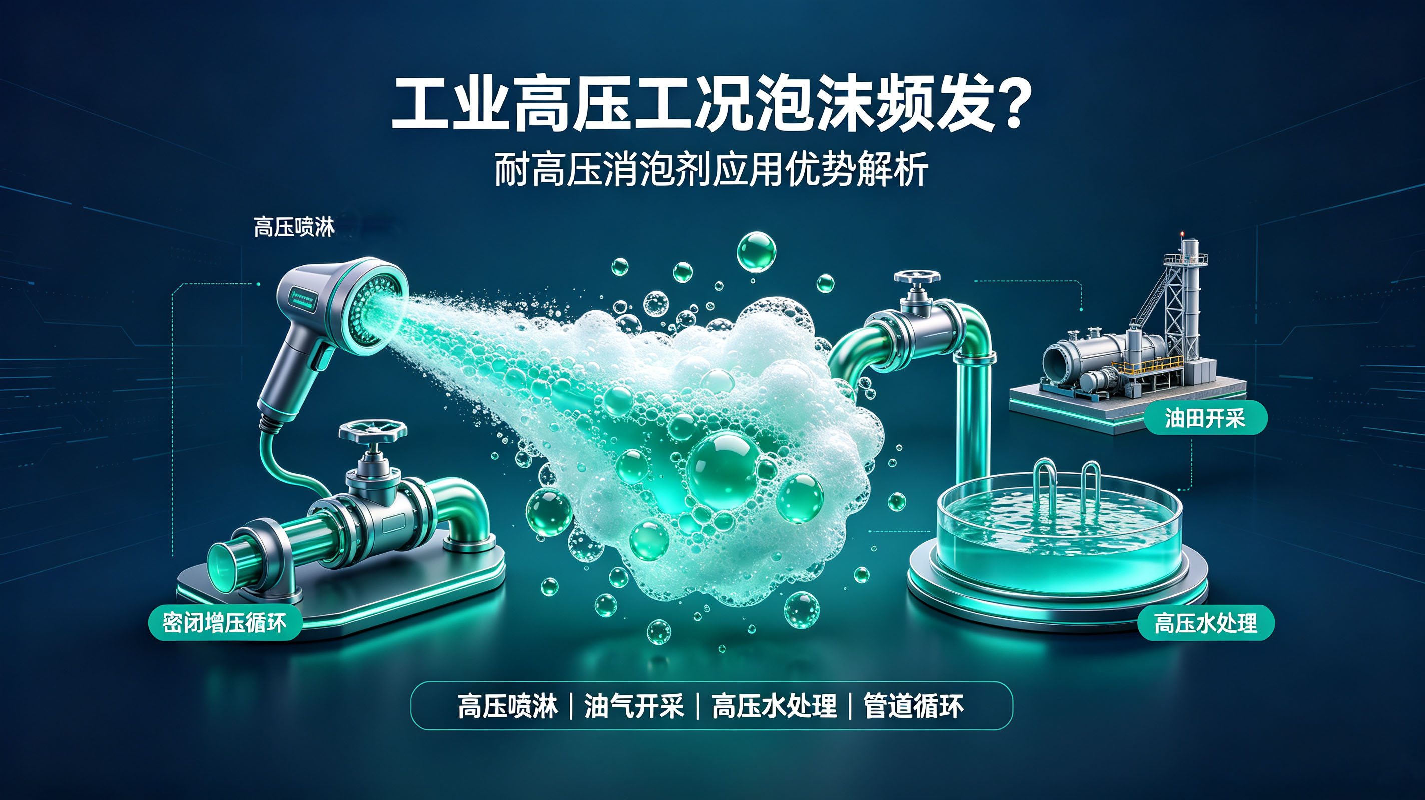 耐高压消泡剂主流使用场景