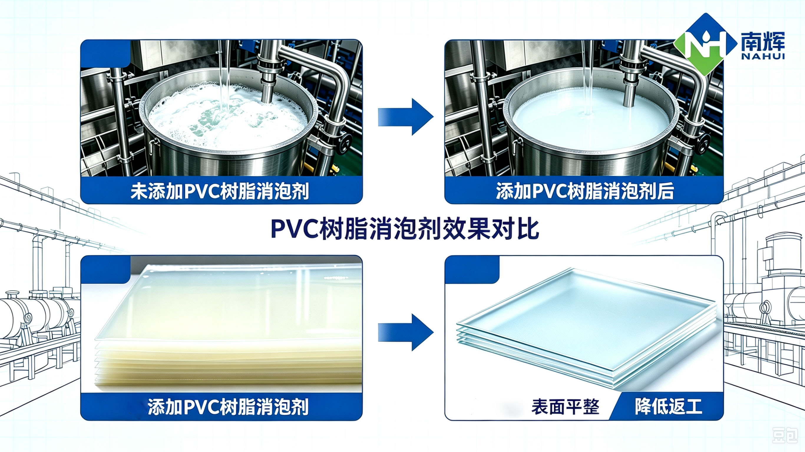 两类主流PVC树脂消泡剂