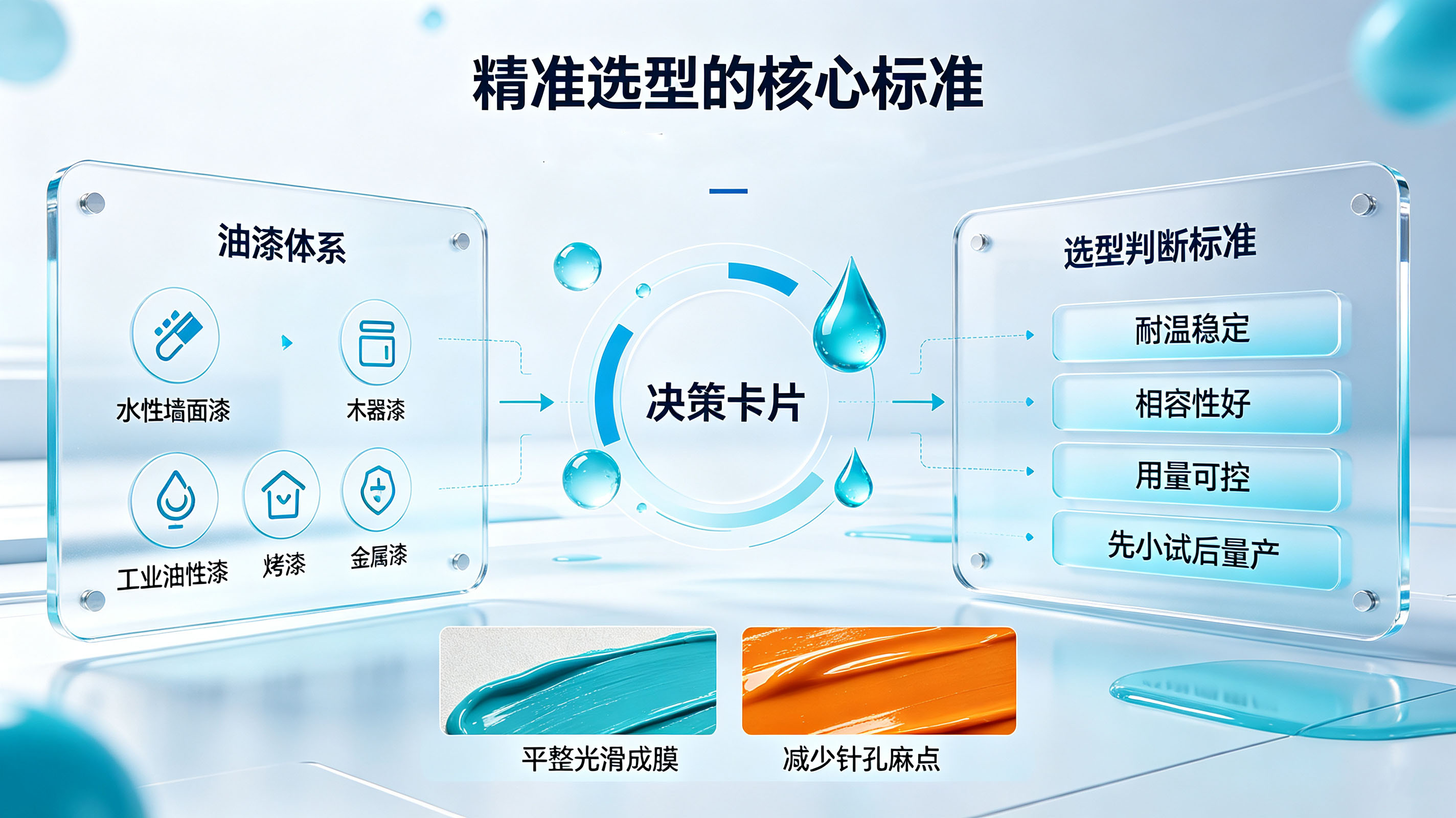 油漆消泡剂的选型核心标准
