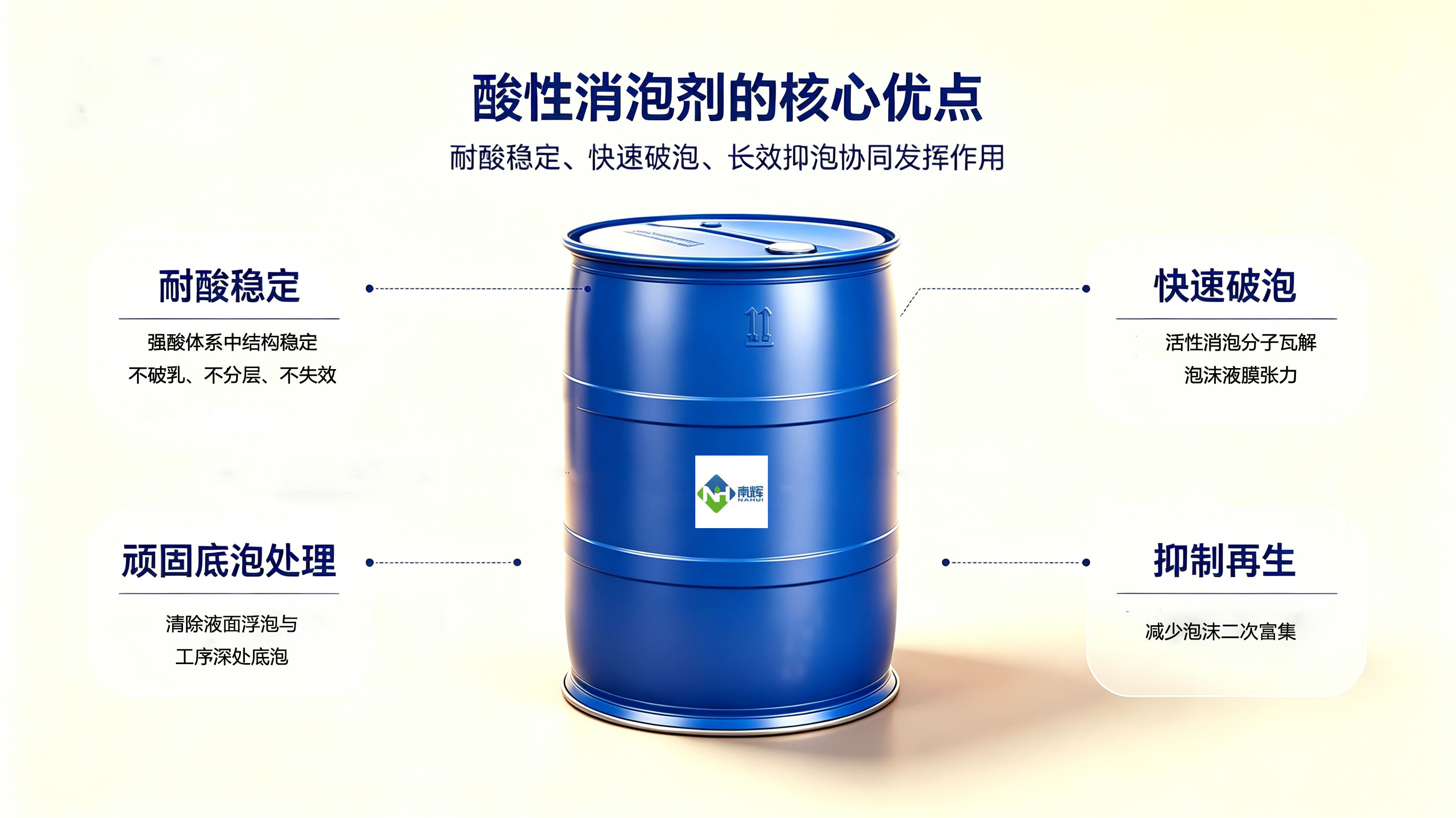 酸性消泡剂的优点