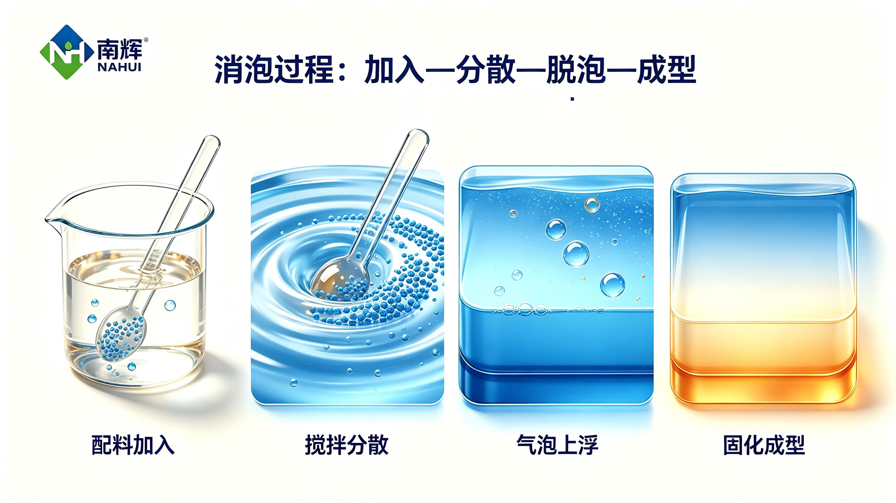 树脂消泡剂消泡流程