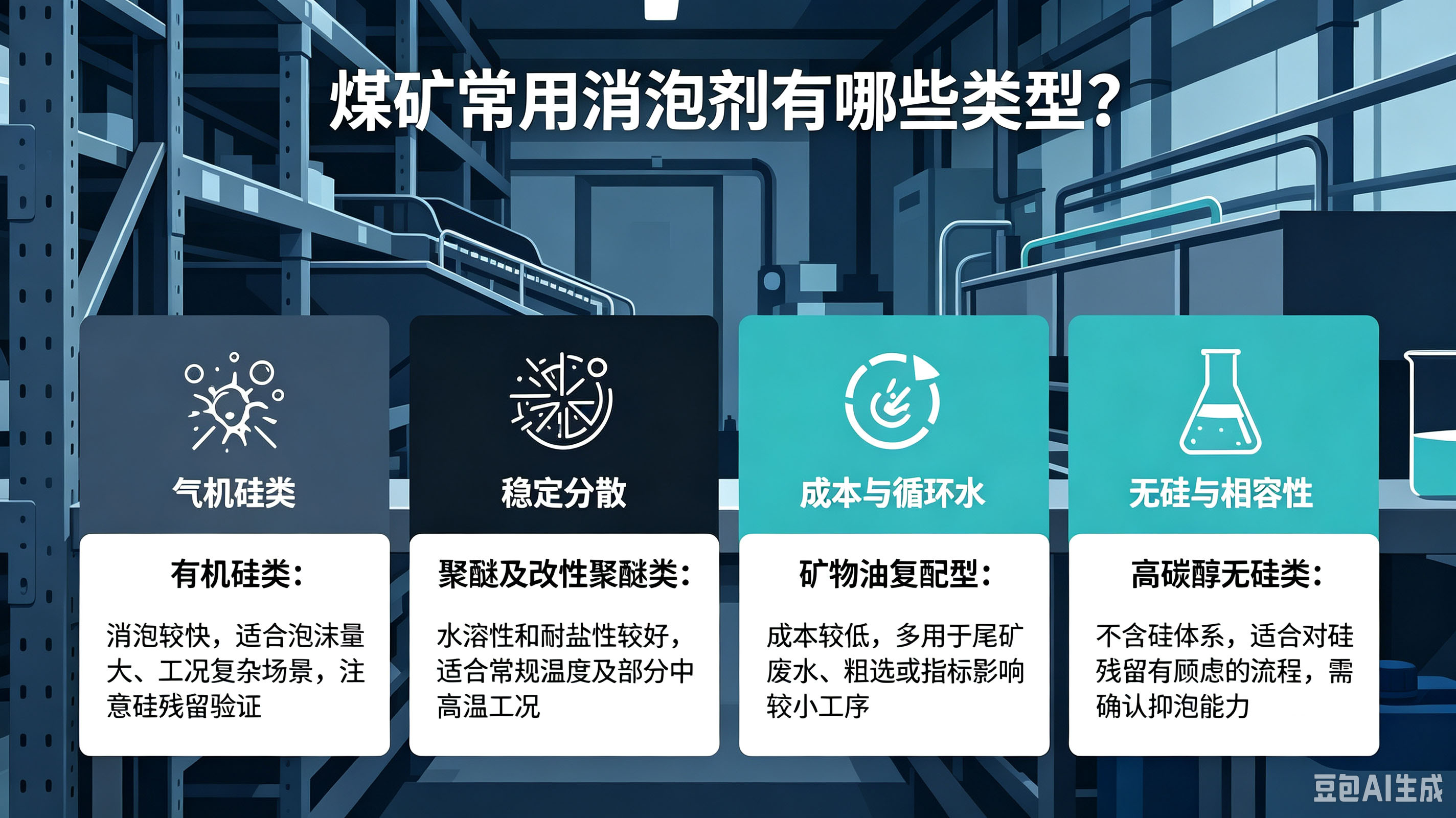 （煤矿常用消泡剂类型）
